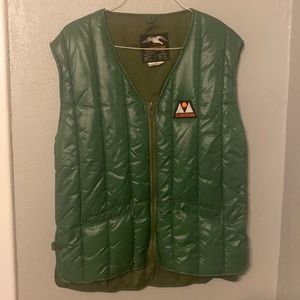 Slumberdown green puffer fest size large